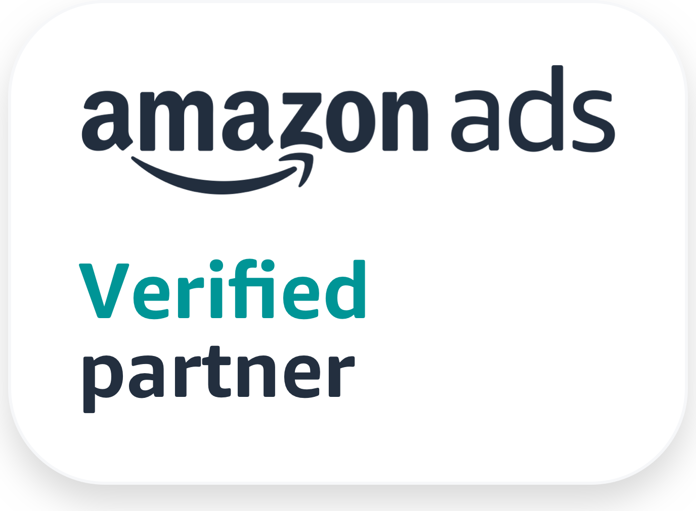 Amazon Ads Verified Partner badge